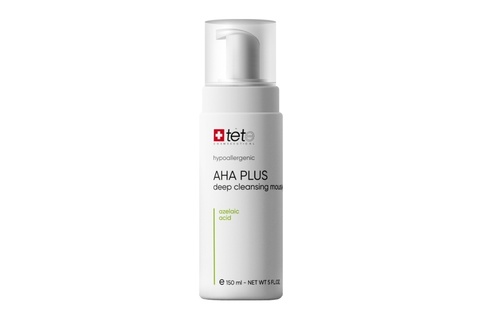 TETe Мусс c комплексом AHA и Азелаиновой кислотой AHA Plus Deep Cleansing Mousse