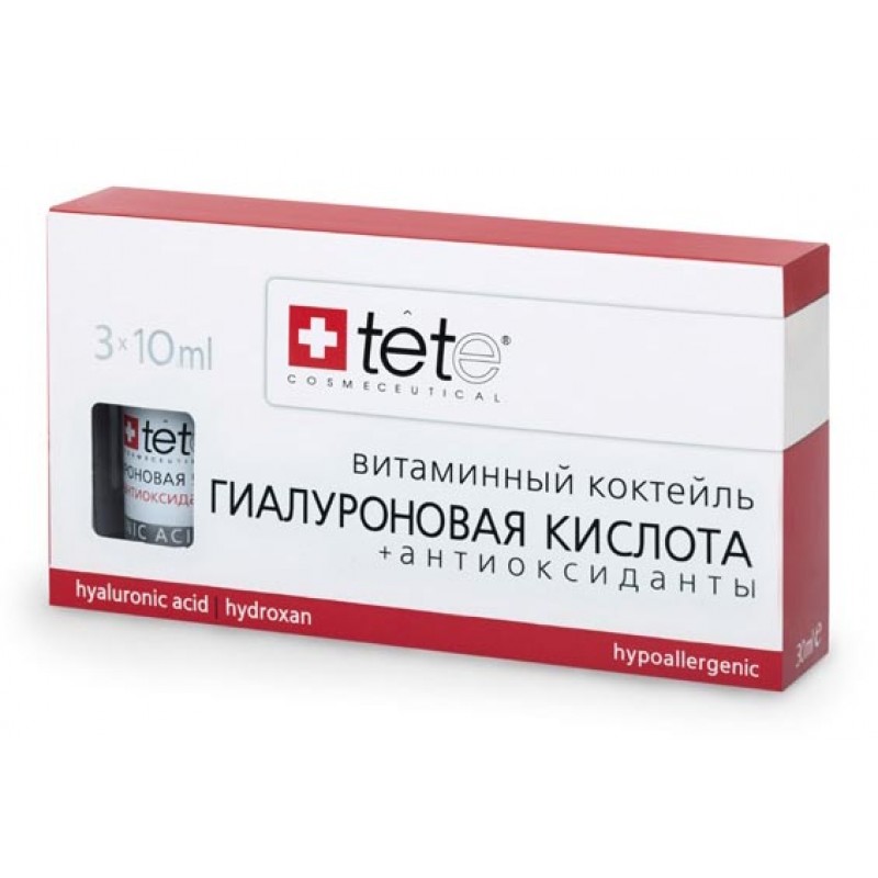 TETe Гиалуроновая кислота + Антиоксиданты Hyaluronic Acid + Antioxidants