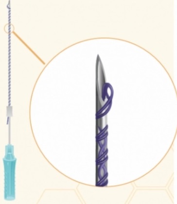 Honey Derma Thread Мезонити YRDS 26-02 Double Screw 26Gx50