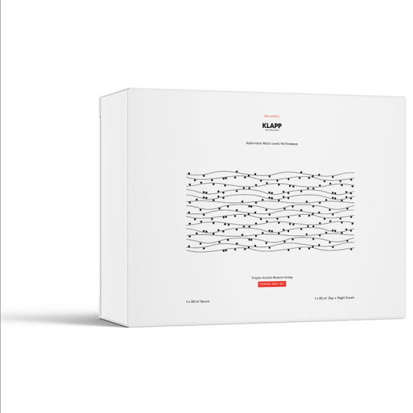 Klapp Набор увлажнение Дуо крем+сыворотка Balance triple action moisturizing power duo set