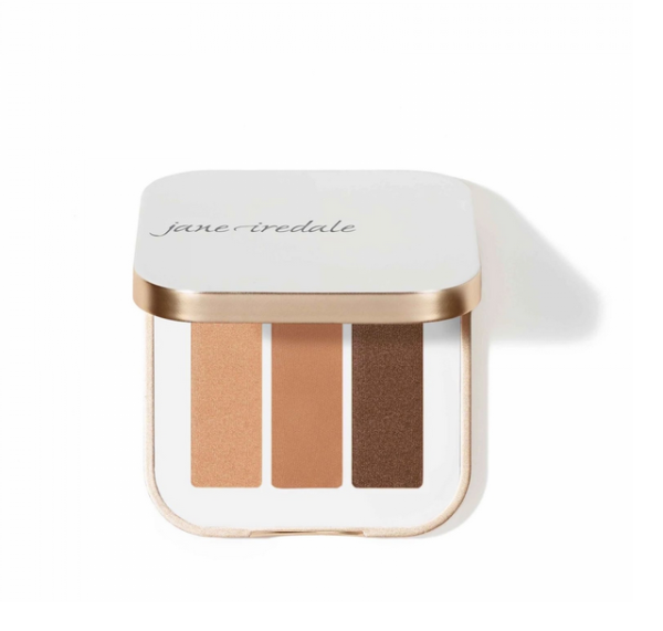 Jane Iredale Тени для век тройные с зеркалом Жимолость PurePressed Eye Shadow Triple Honeysucklle 