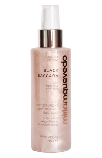 Miriam Quevedo Мист для волос текстурирующий Black Baccara Hair Texturizing Wave Mist With Rose Gold
