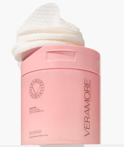VERAMORE Диски очищающие для лица (пэды) с ниацинамидом для сияния кожи и ровного тона Brightening daily pad