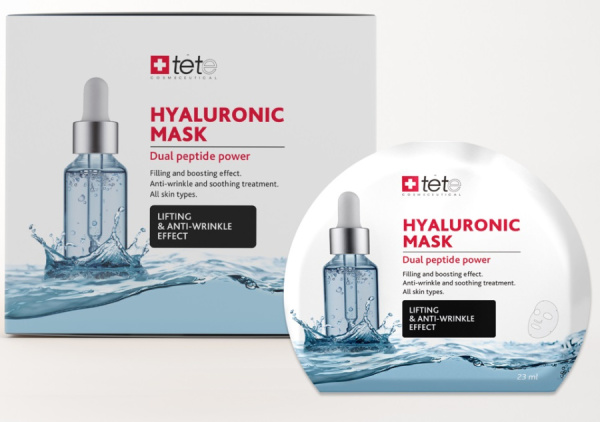 TETe Маска тканевая Hyaluronic Mask Lifting & anti-wrinkle effect